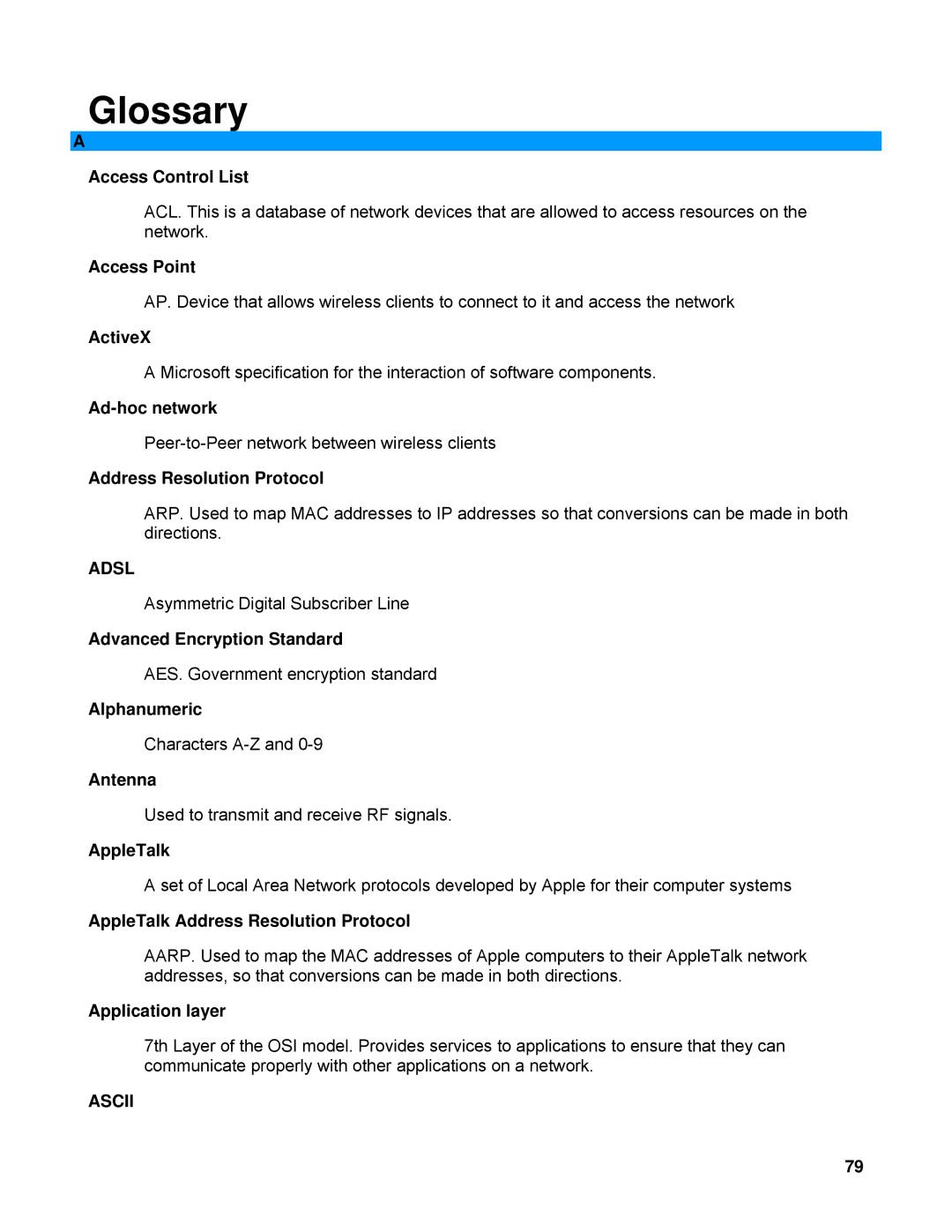 SMC Networks SMCWBR14-N manual Adsl, Ascii 