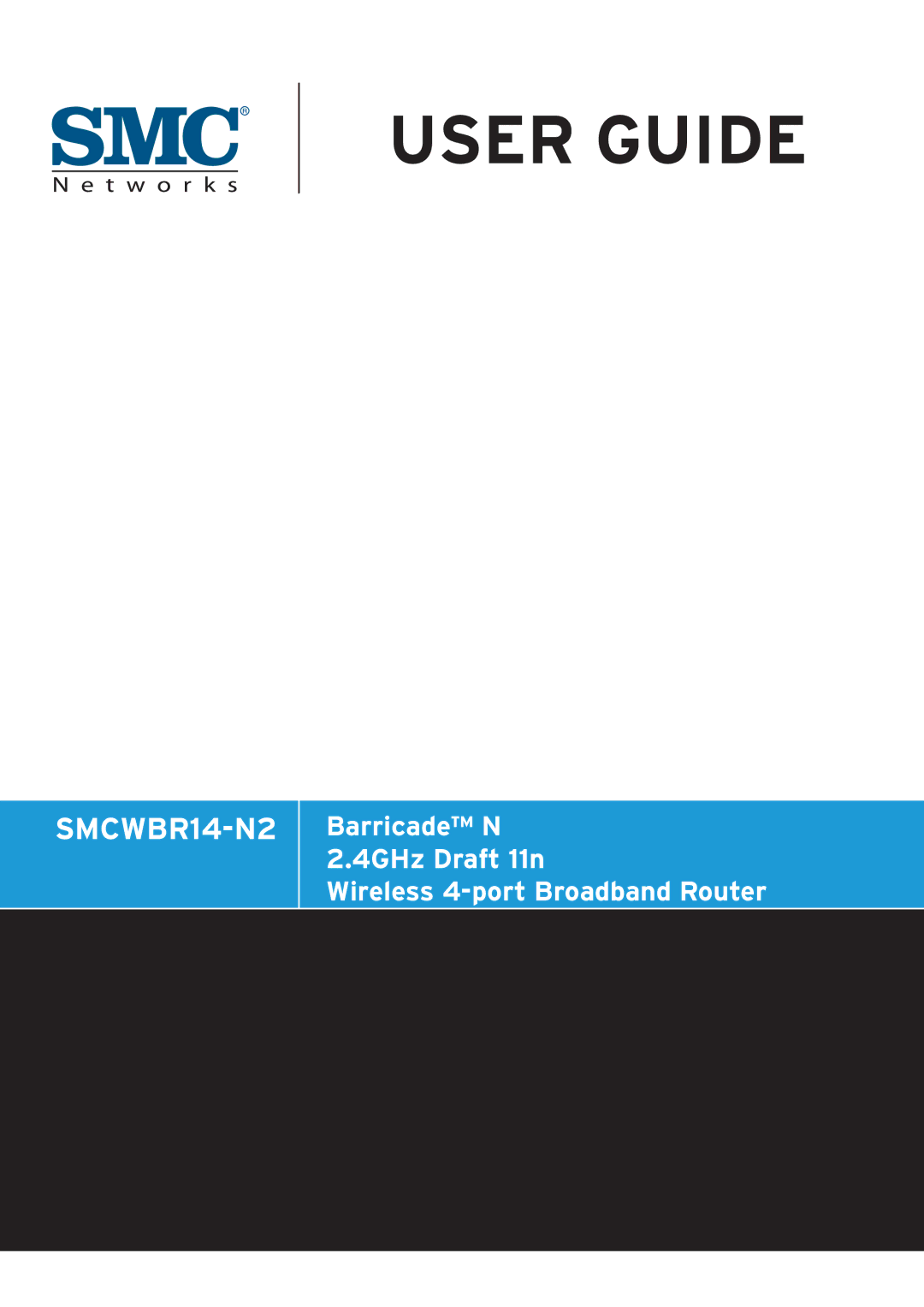 SMC Networks SMCWBR14-N2 manual User Guide 