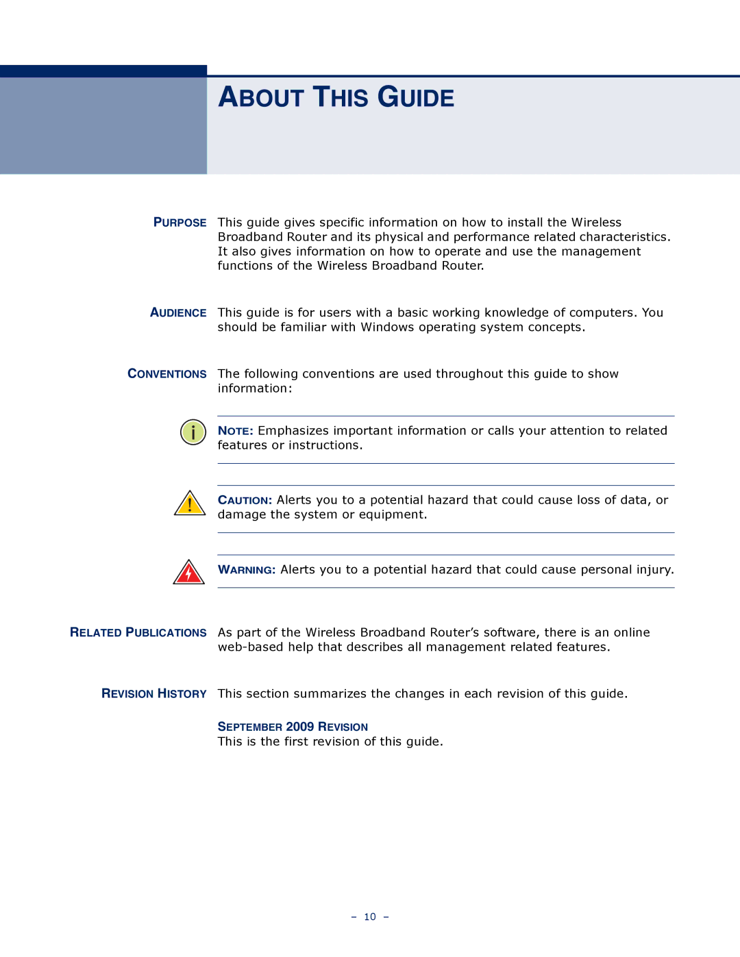 SMC Networks SMCWBR14S-N4 manual About this Guide 