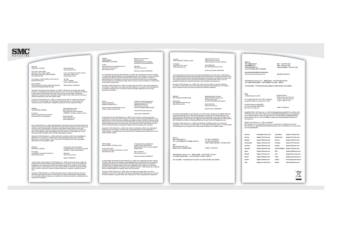 SMC Networks SMCWCB-N manual 