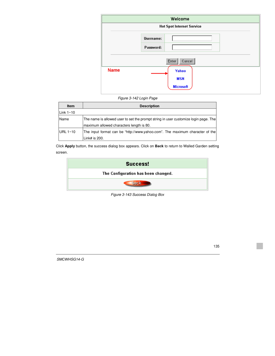 SMC Networks SMCWHSG14-G manual Name 