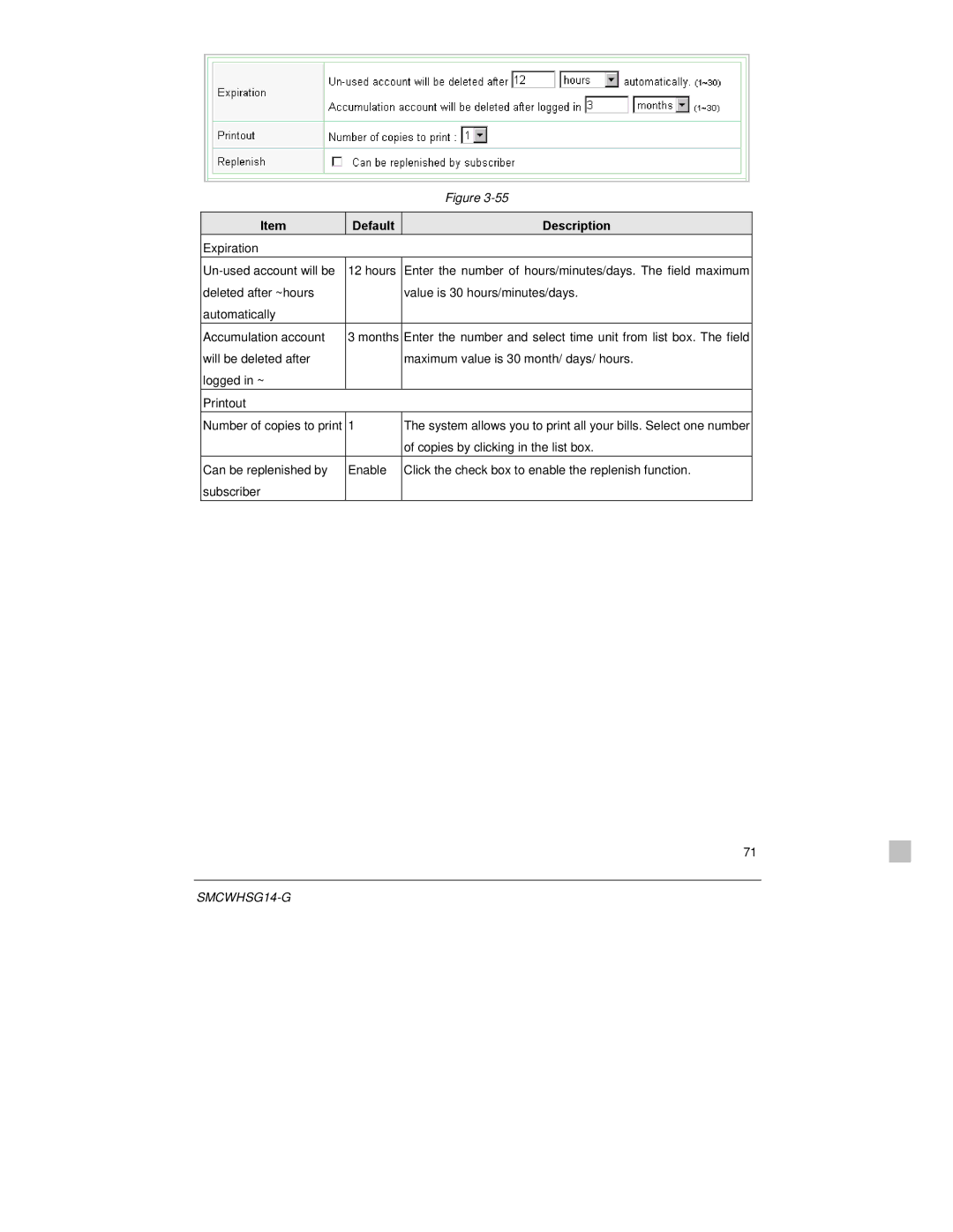 SMC Networks SMCWHSG14-G manual Copies by clicking in the list box 