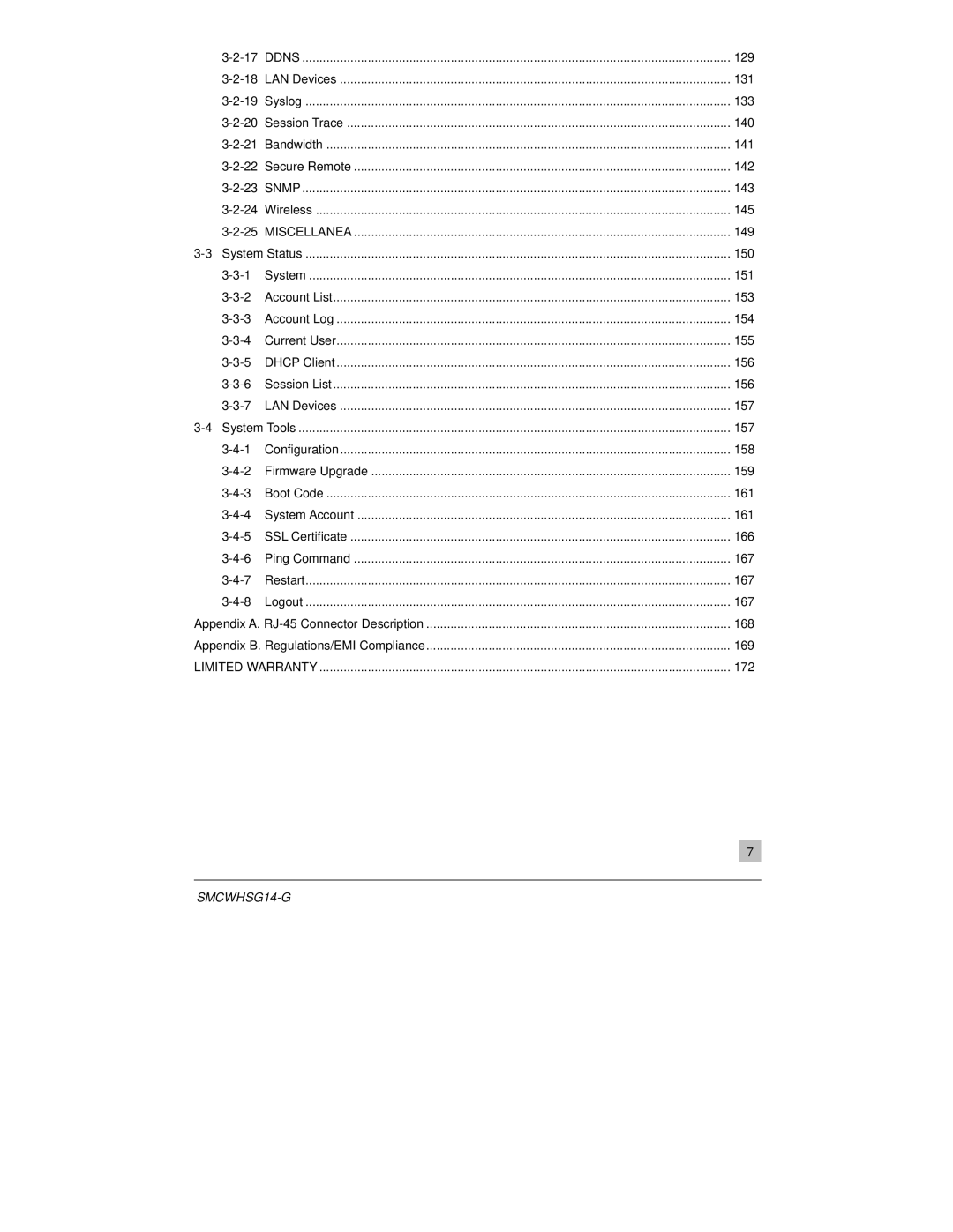 SMC Networks SMCWHSG14-G manual Snmp 