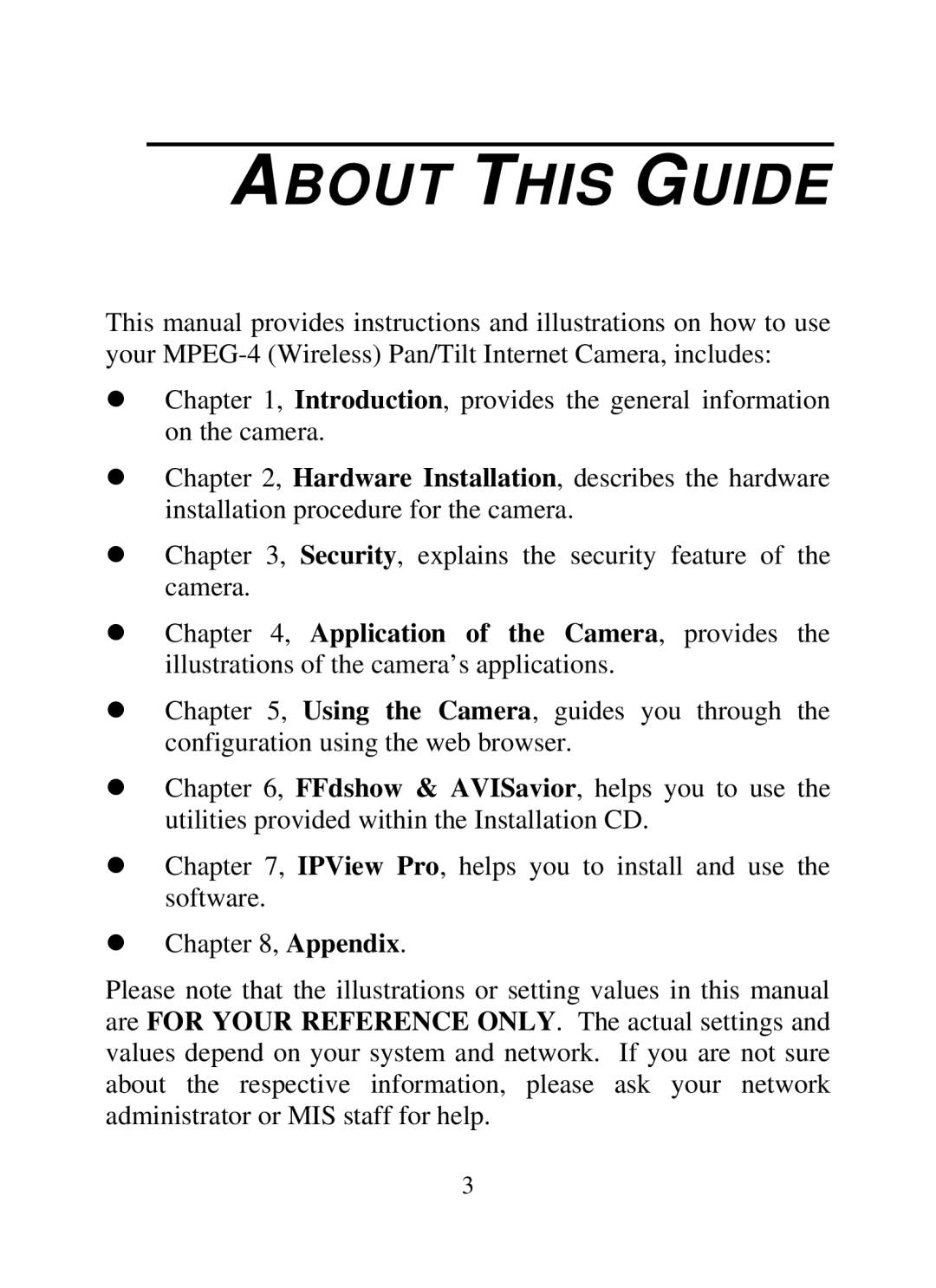 SMC Networks SMCWIPCAM-G manual About this Guide 