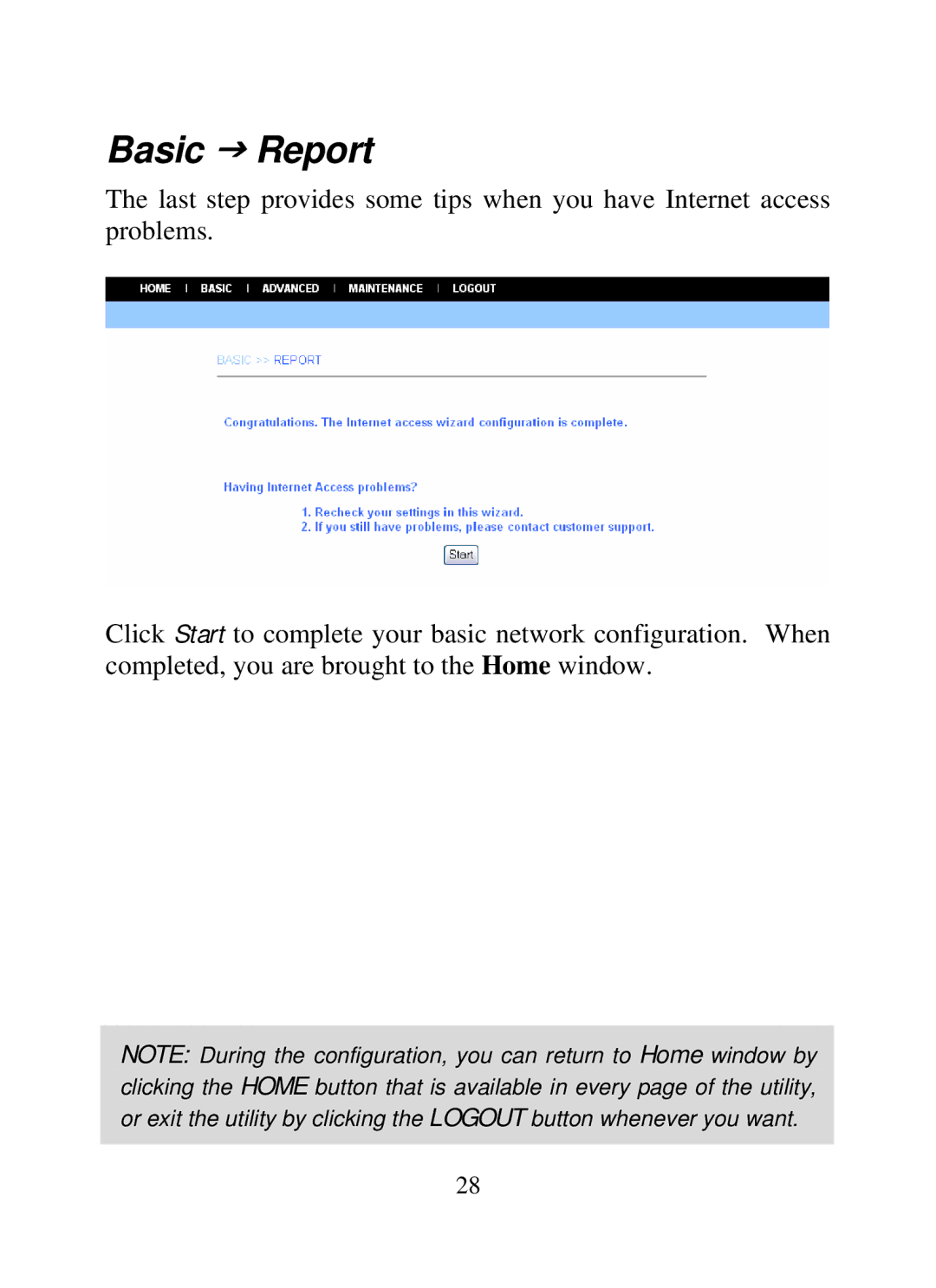 SMC Networks SMCWIPCAM-G manual Basic J Report 