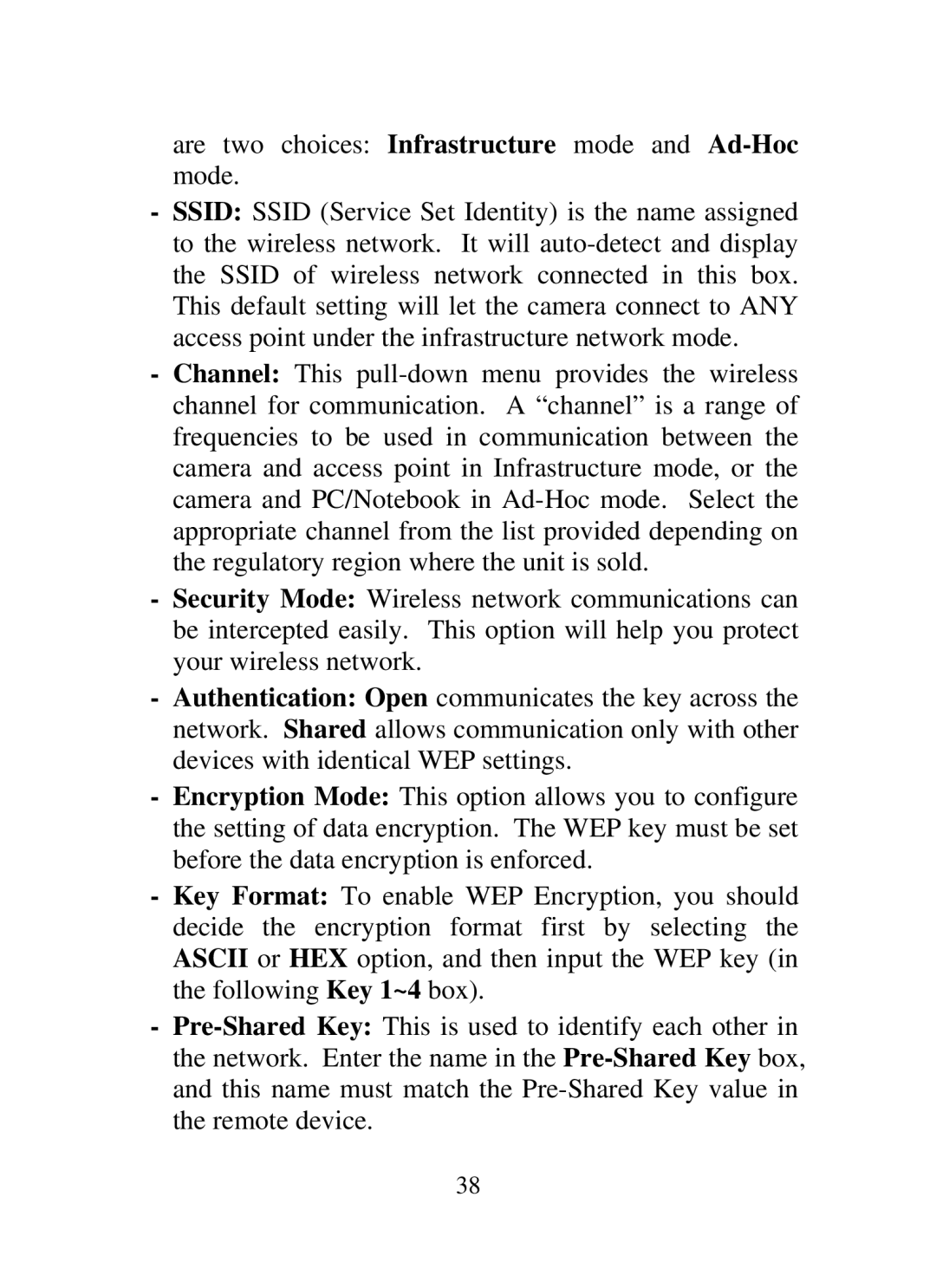 SMC Networks SMCWIPCAM-G manual 