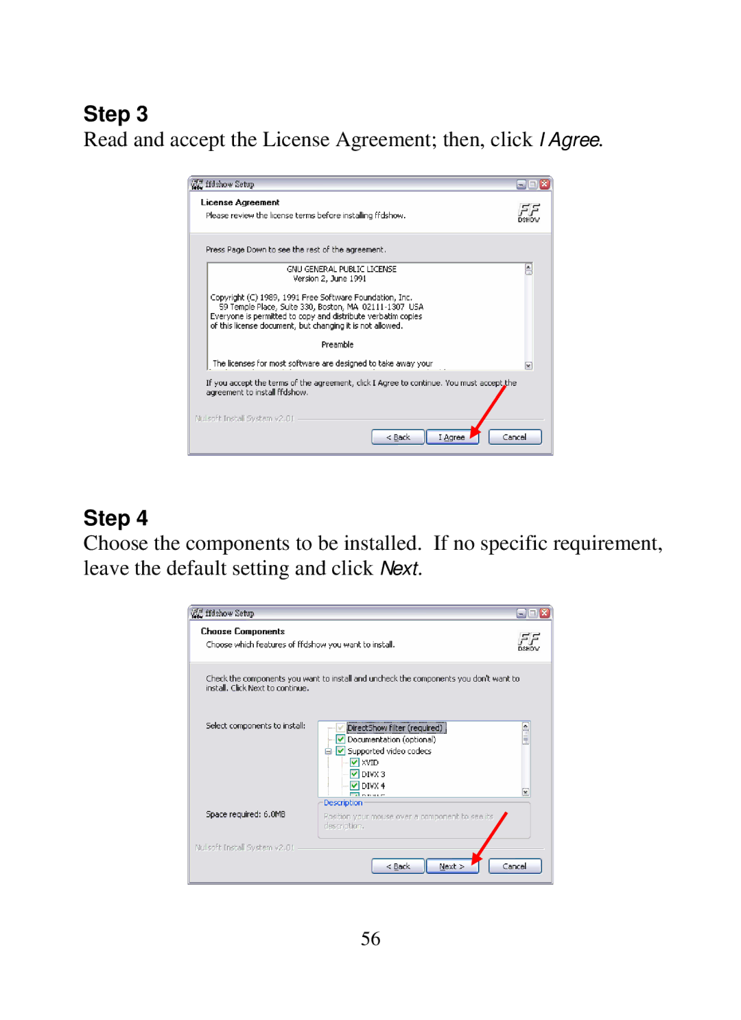 SMC Networks SMCWIPCAM-G manual Read and accept the License Agreement then, click I Agree 