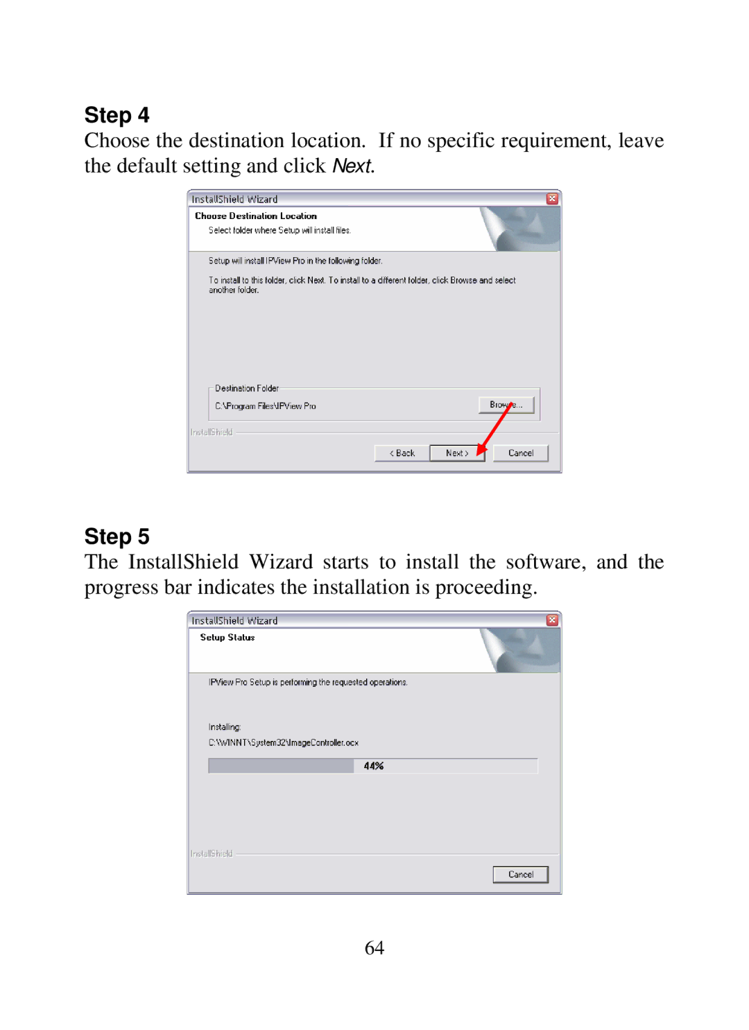 SMC Networks SMCWIPCAM-G manual Step 