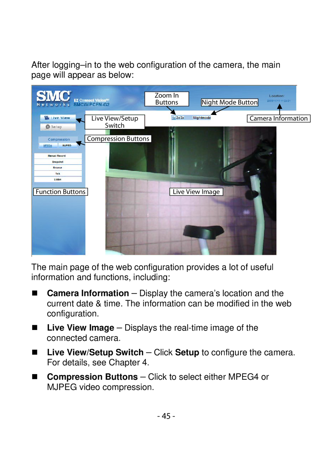 SMC Networks SMCWIPCFN-G2 manual 