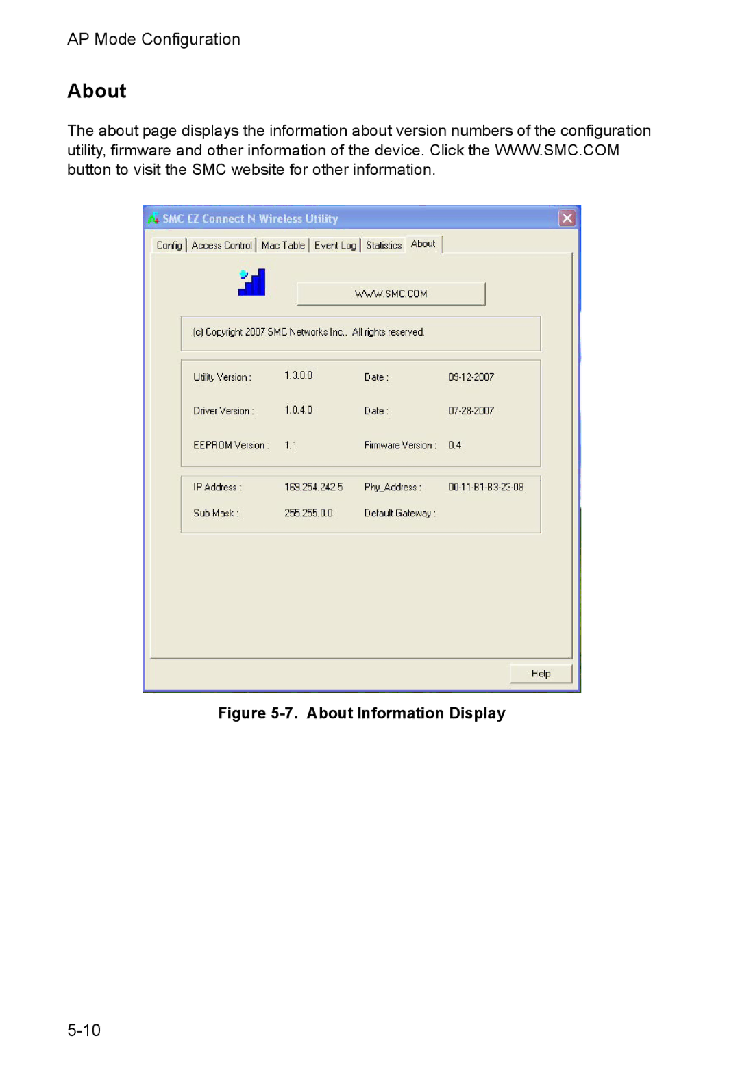 SMC Networks SMCWUSBS-N manual About Information Display 