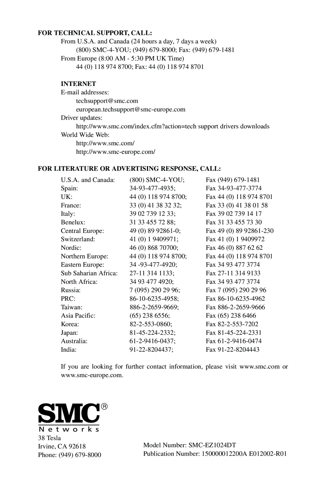 SMC Networks ST40 manual Internet 