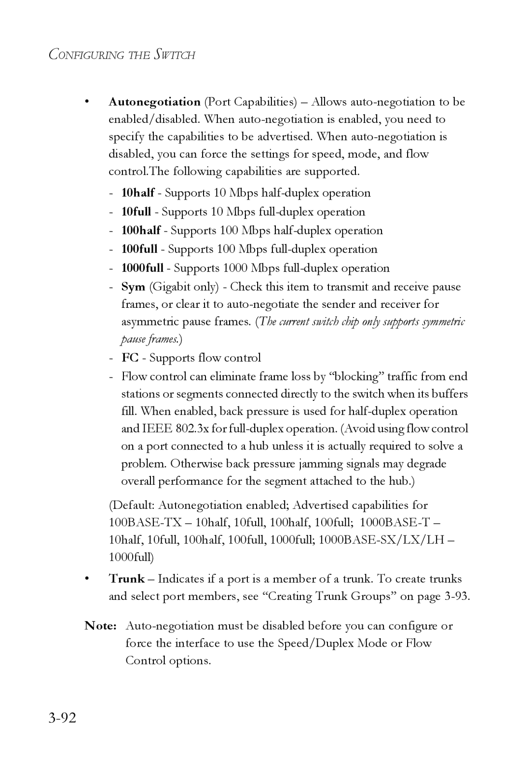 SMC Networks TigerSwitch manual Configuring the Switch 