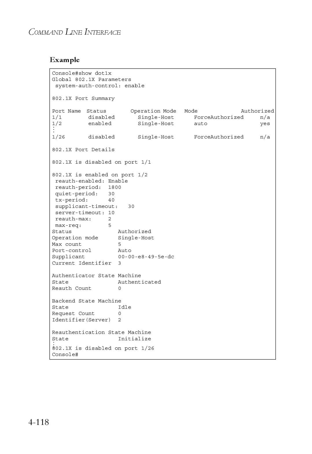 SMC Networks TigerSwitch manual 118 