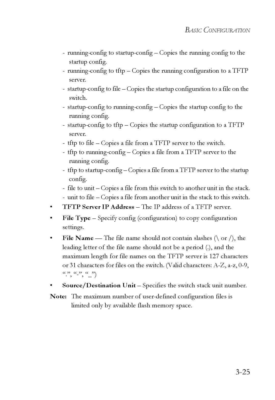 SMC Networks TigerSwitch manual Basic Configuration 