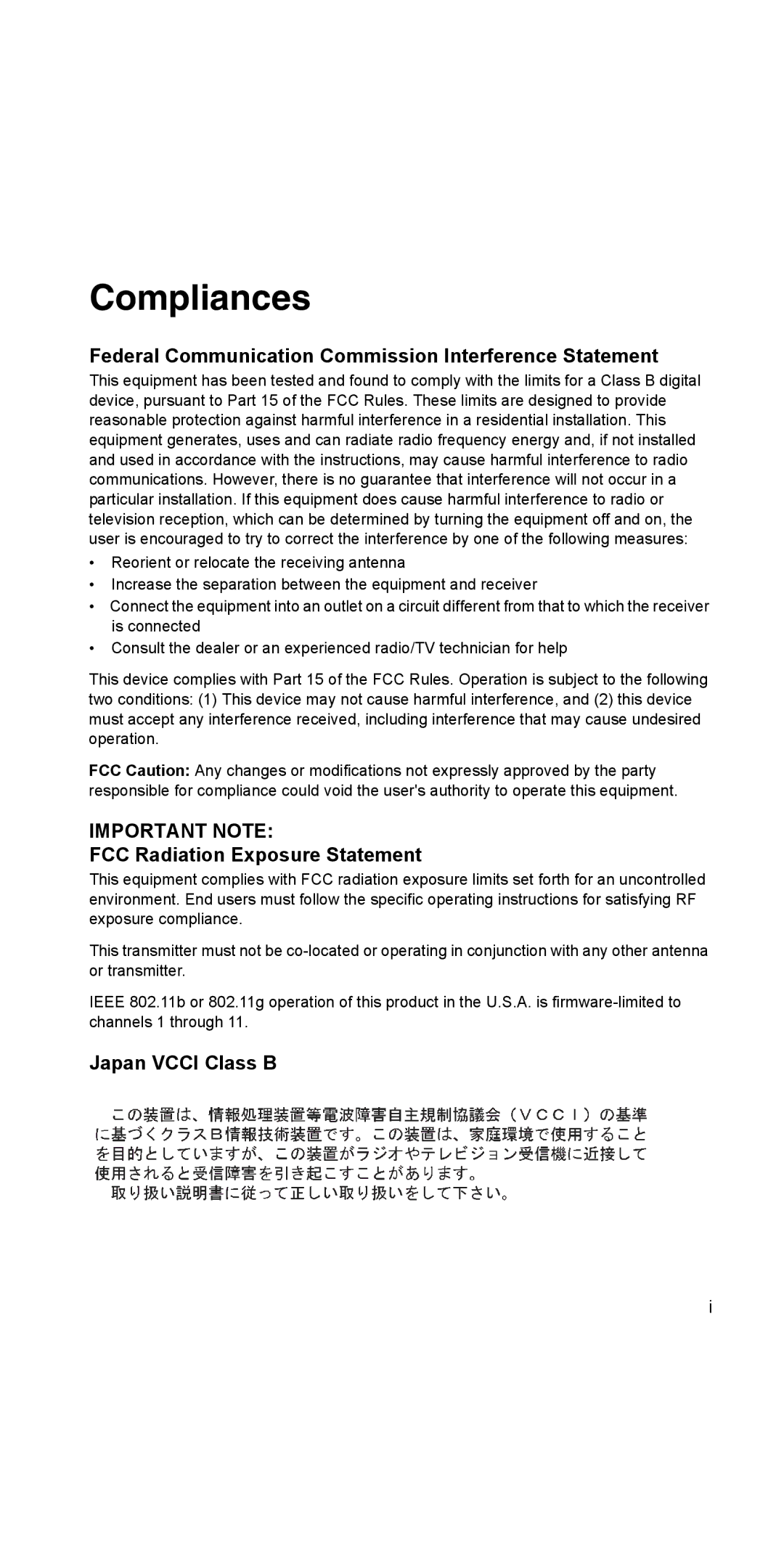 SMC Networks WSKP100 manual Compliances 