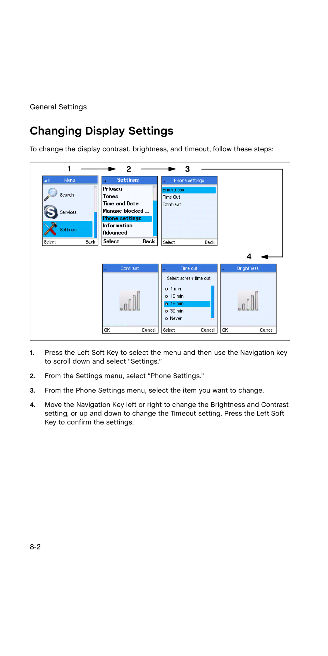 SMC Networks WSKP100 manual Changing Display Settings 