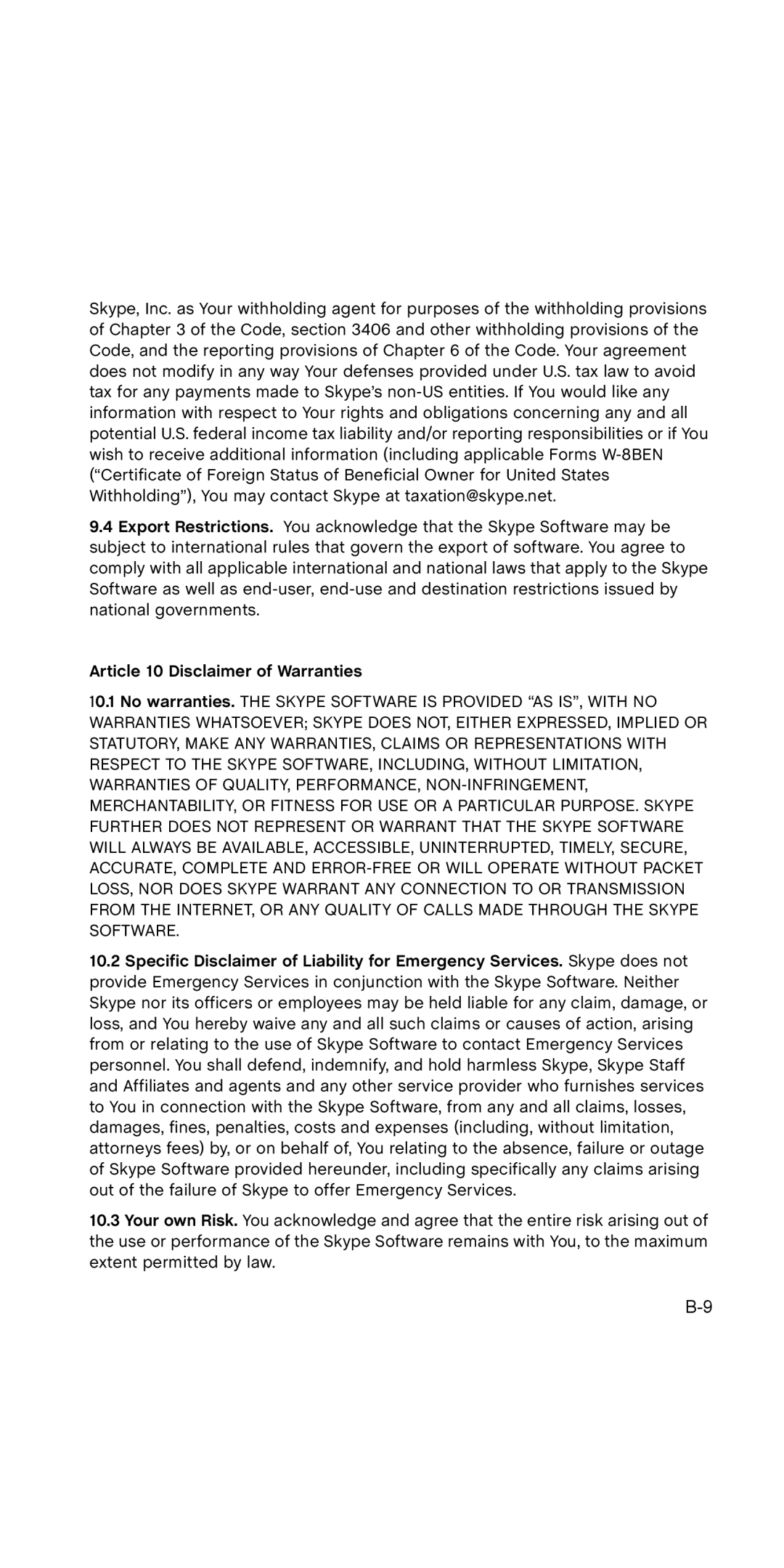 SMC Networks WSKP100 manual Article 10 Disclaimer of Warranties 