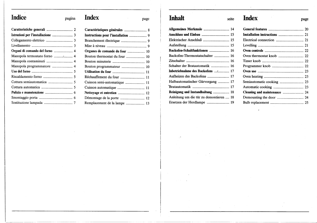 Smeg 100.700, 100.701 manual 