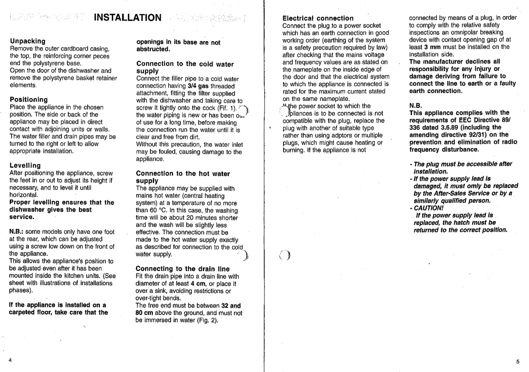 Smeg 1253L manual 