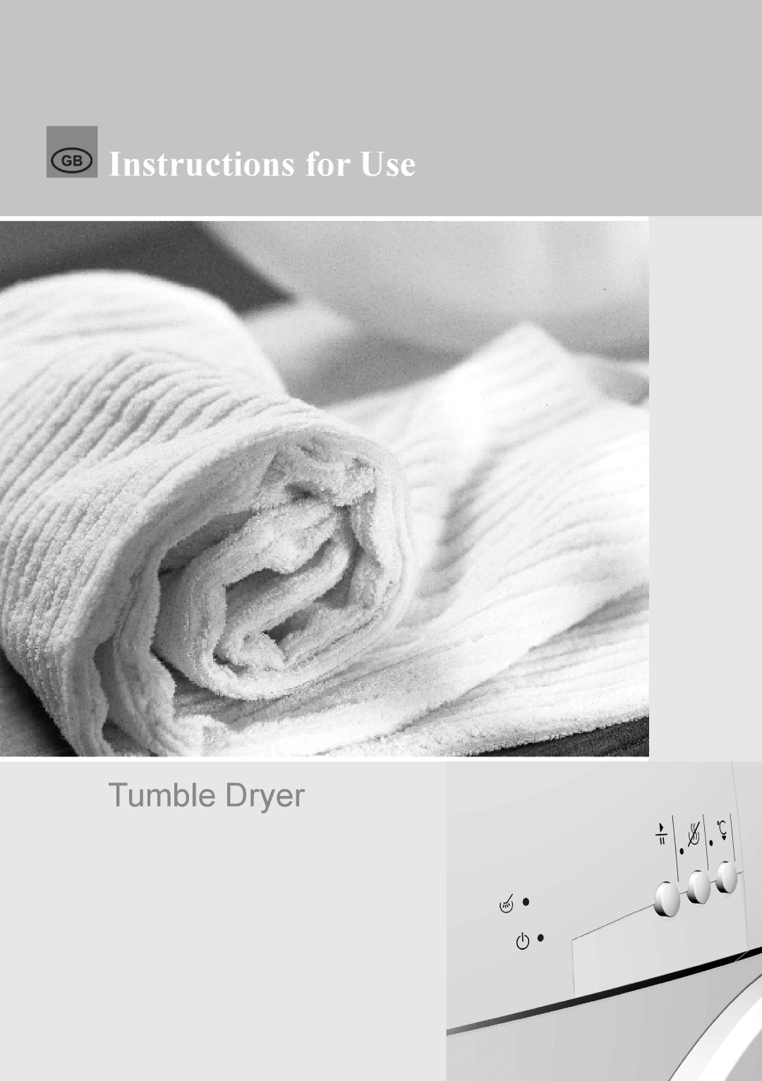 Smeg 129316 manual Instructions for Use, Tumble Dryer 