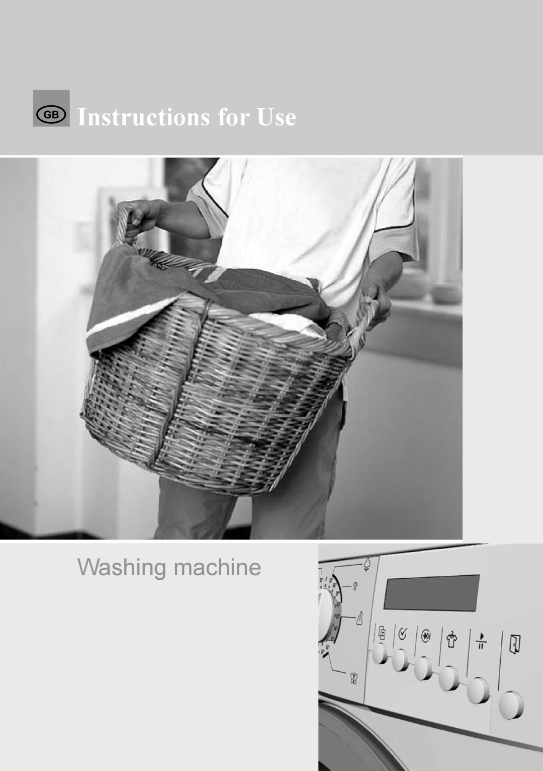 Smeg 155620 manual Instructions for Use, Washing machine 