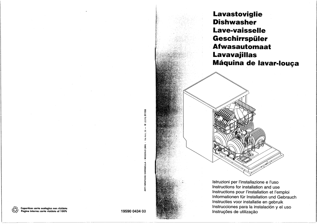 Smeg 19590 0434 00 manual 