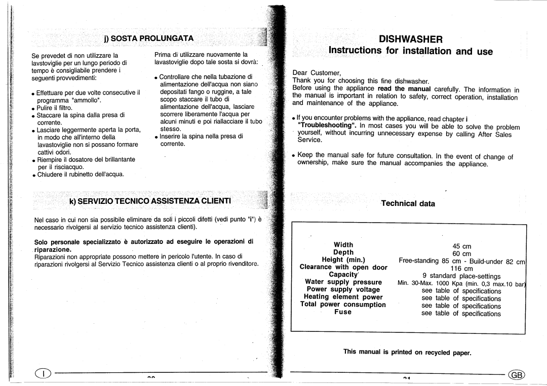 Smeg 19590 0653 00 manual 