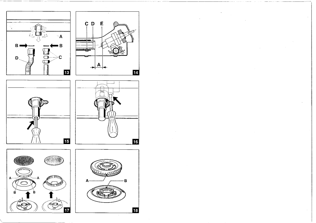 Smeg 3EI375N, 3EI375B/1 manual 