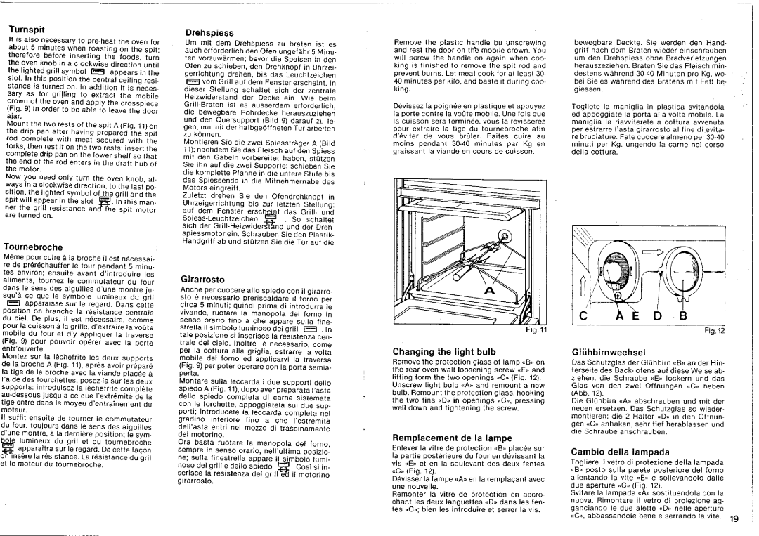 Smeg 7015PA manual 