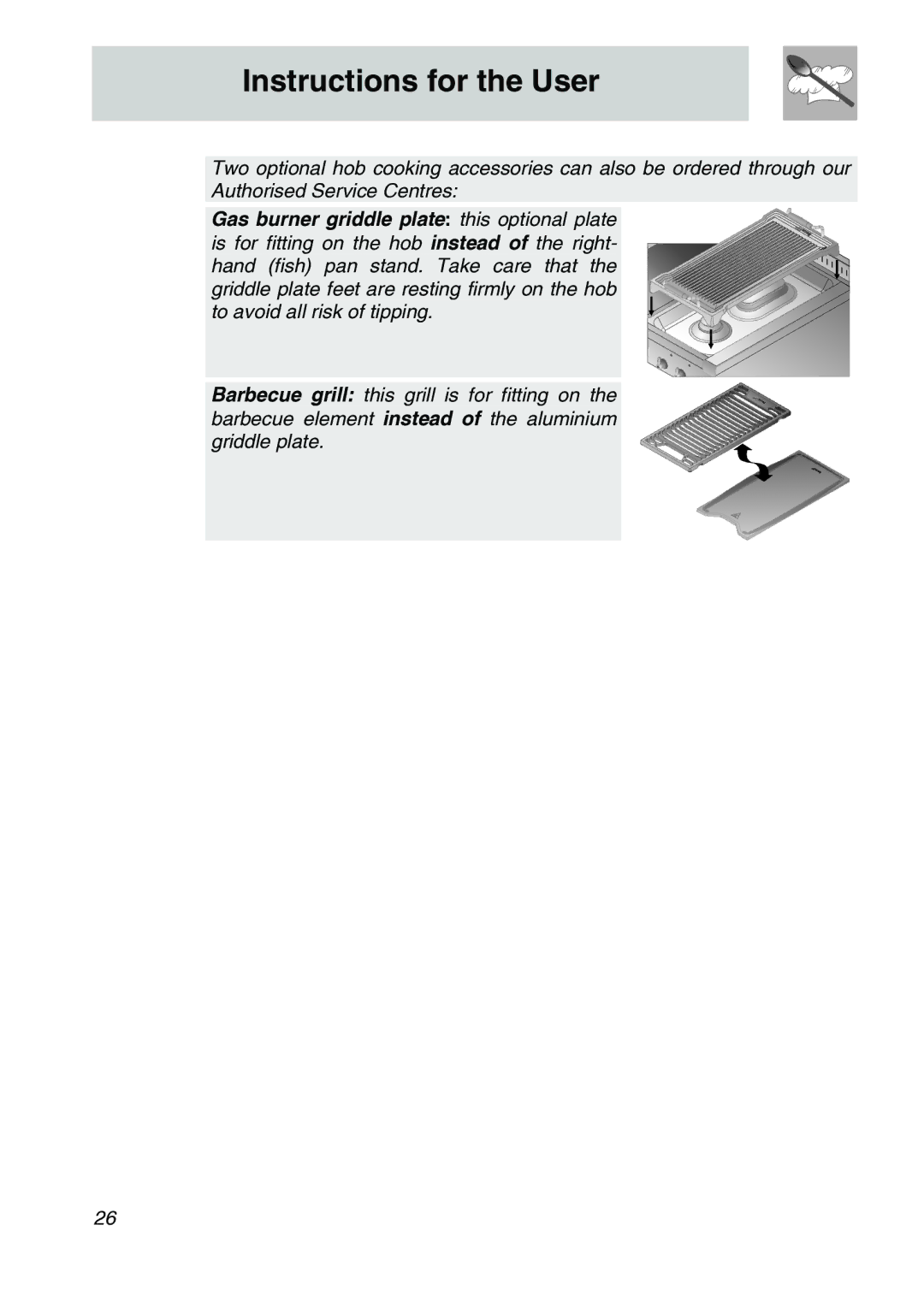 Smeg A31X-6 manual Instructions for the User 