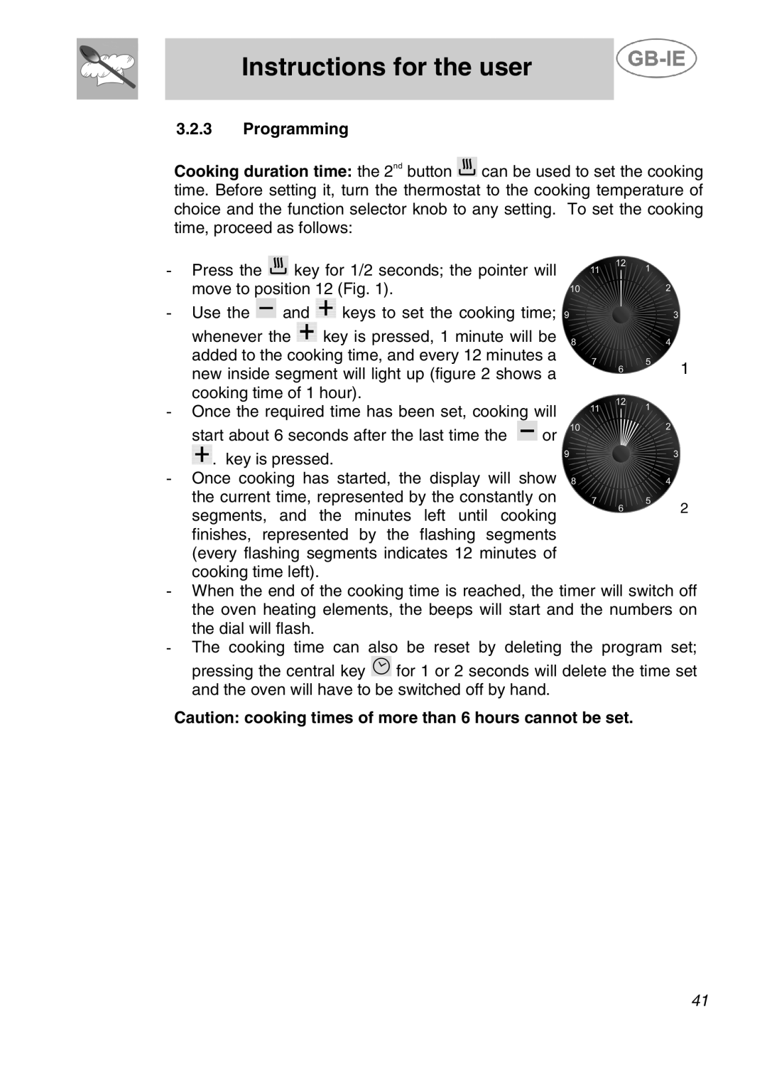 Smeg A42C-2, A42C-5 manual Programming 