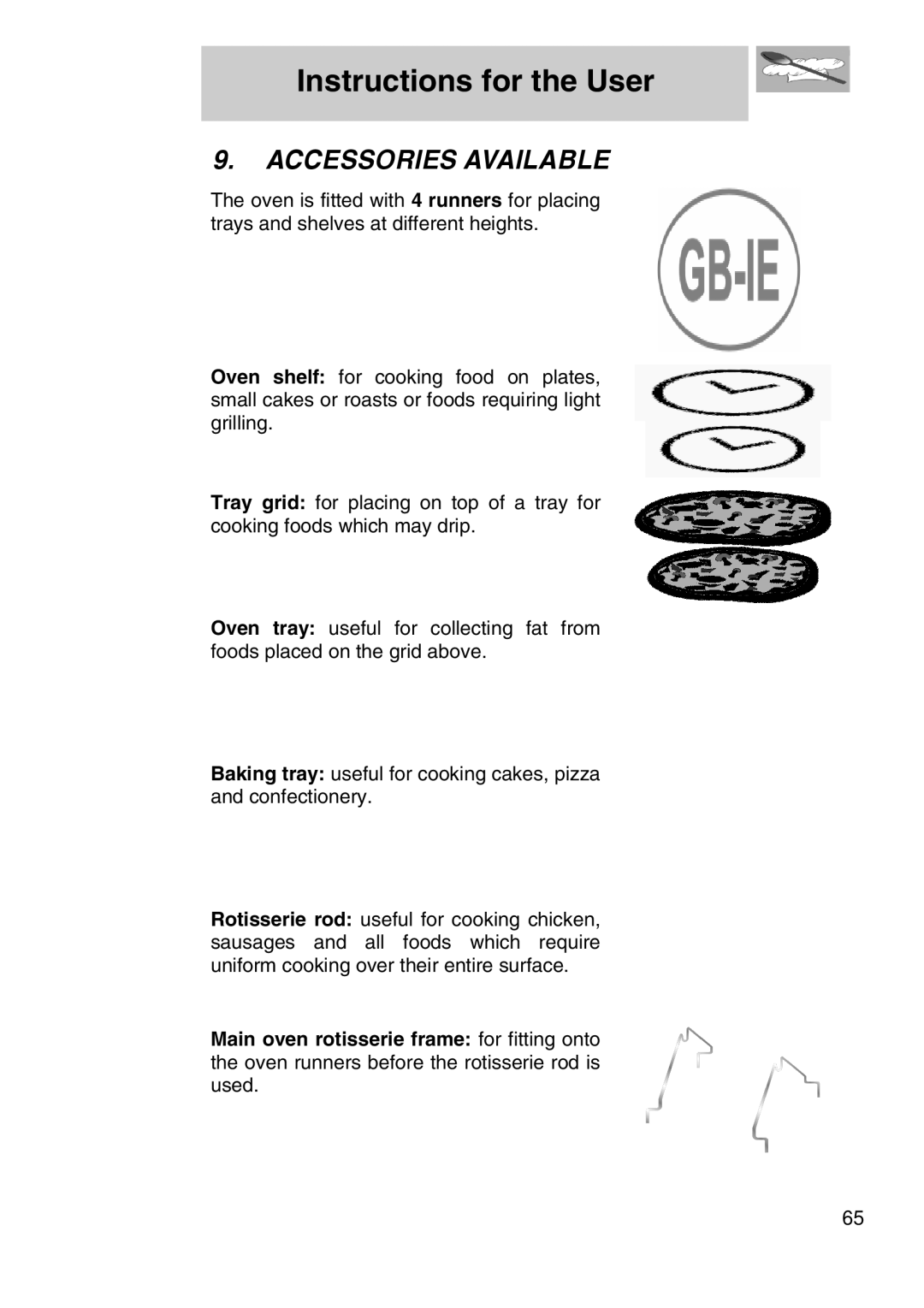 Smeg A5-6 manual Accessories Available 