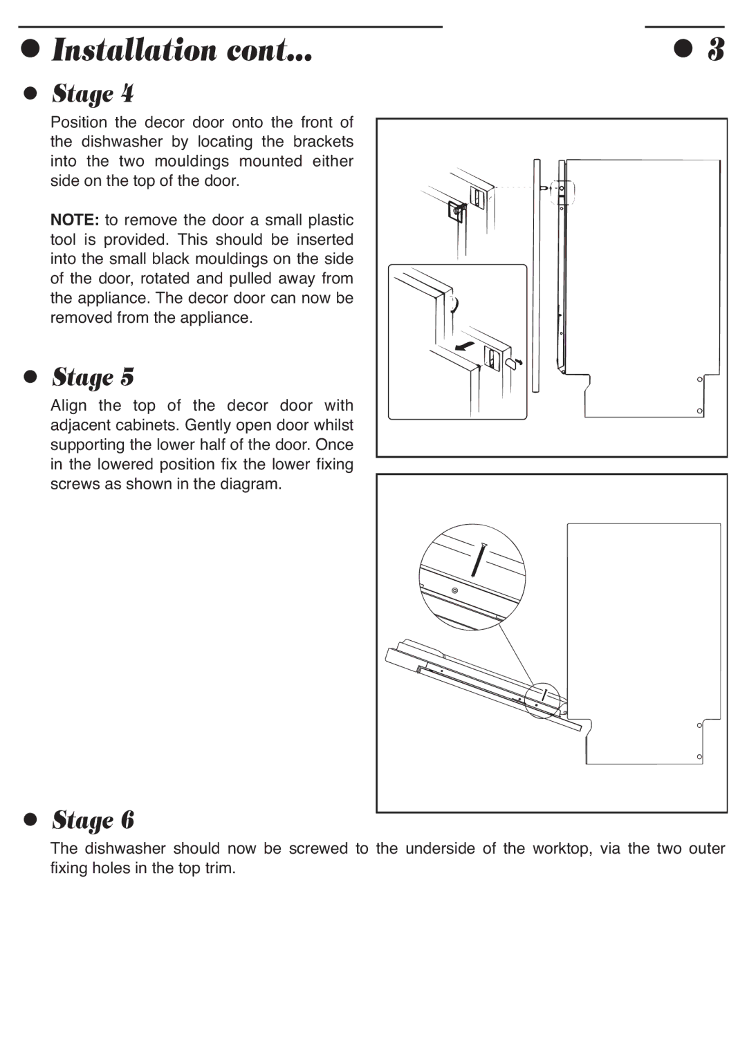 Smeg ADP8242 manual Installation 