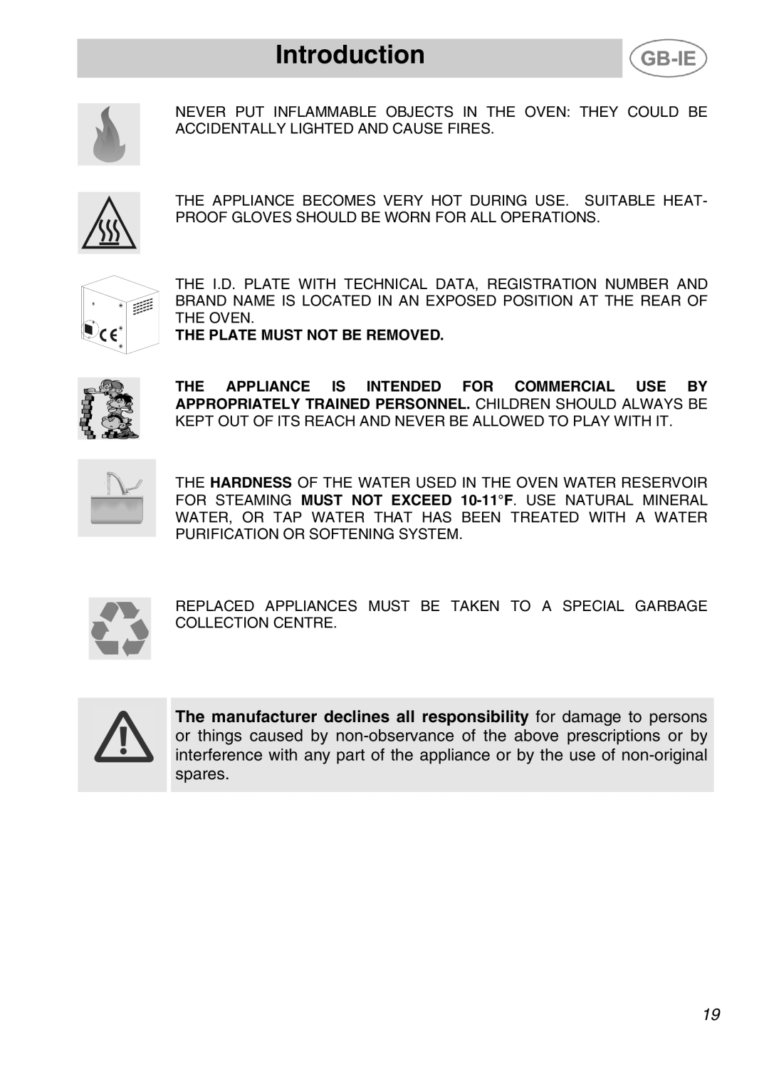 Smeg ALFA200X manual Introduction 