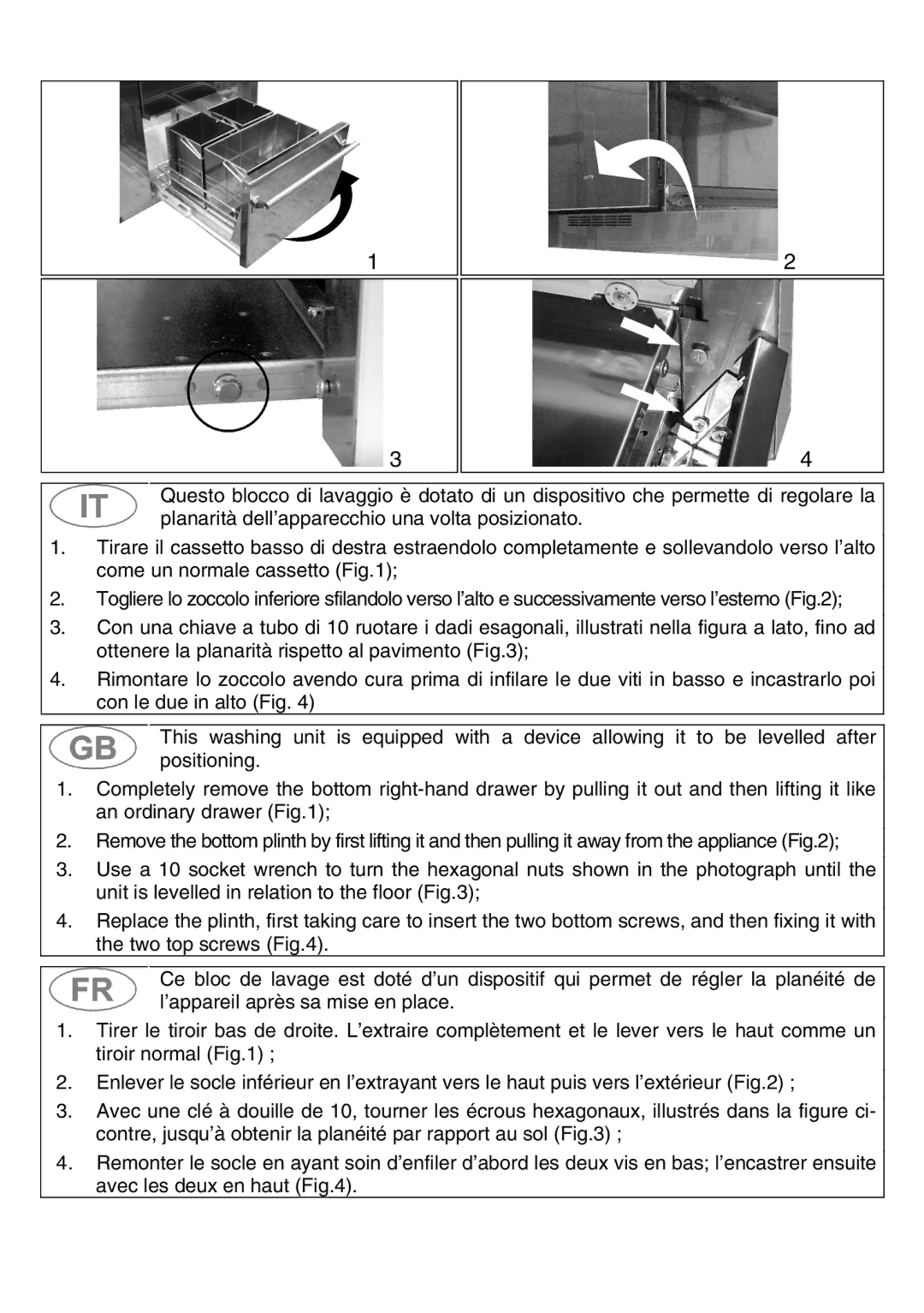 Smeg BL1S, BL2S instruction manual 