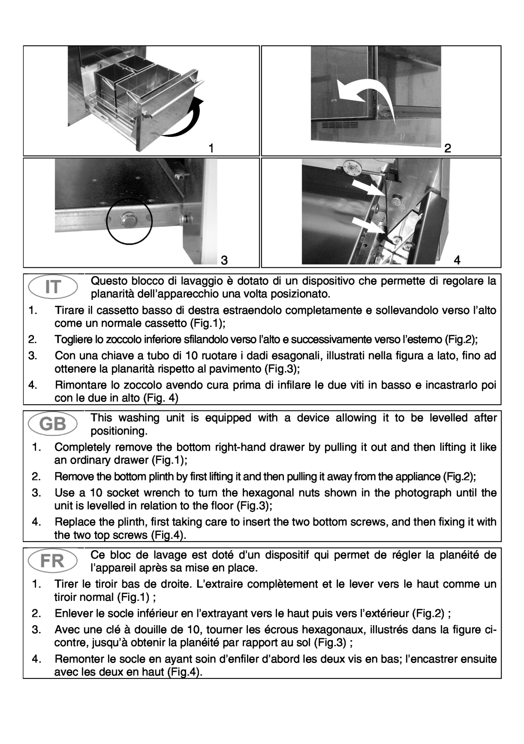 Smeg BL1S, BL2S instruction manual 