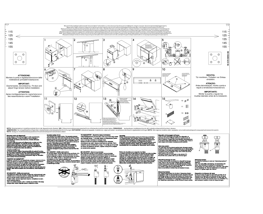 Smeg CA01-3 instruction manual 135 145 