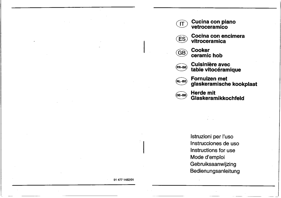 Smeg CBE66MF manual 