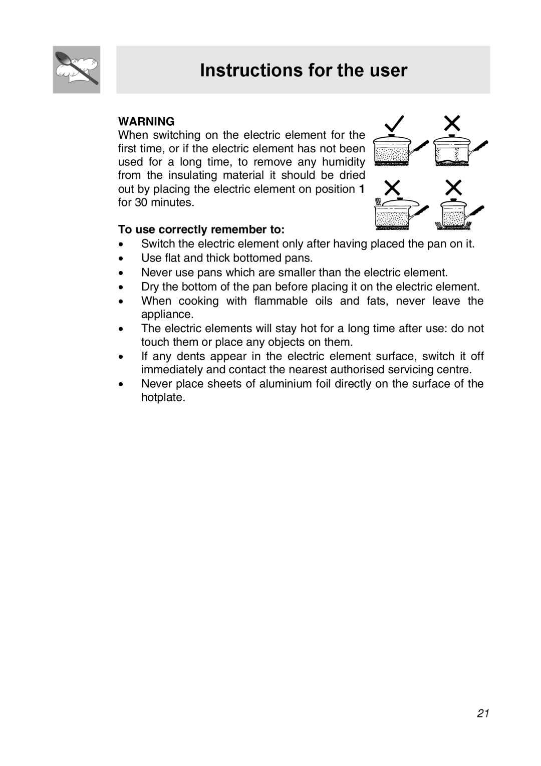 Smeg CIR34AX3 manual To use correctly remember to 