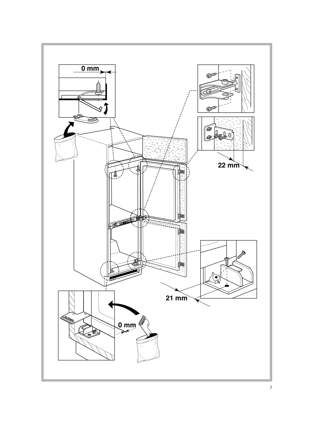 Smeg CR324A manual 22 mm 