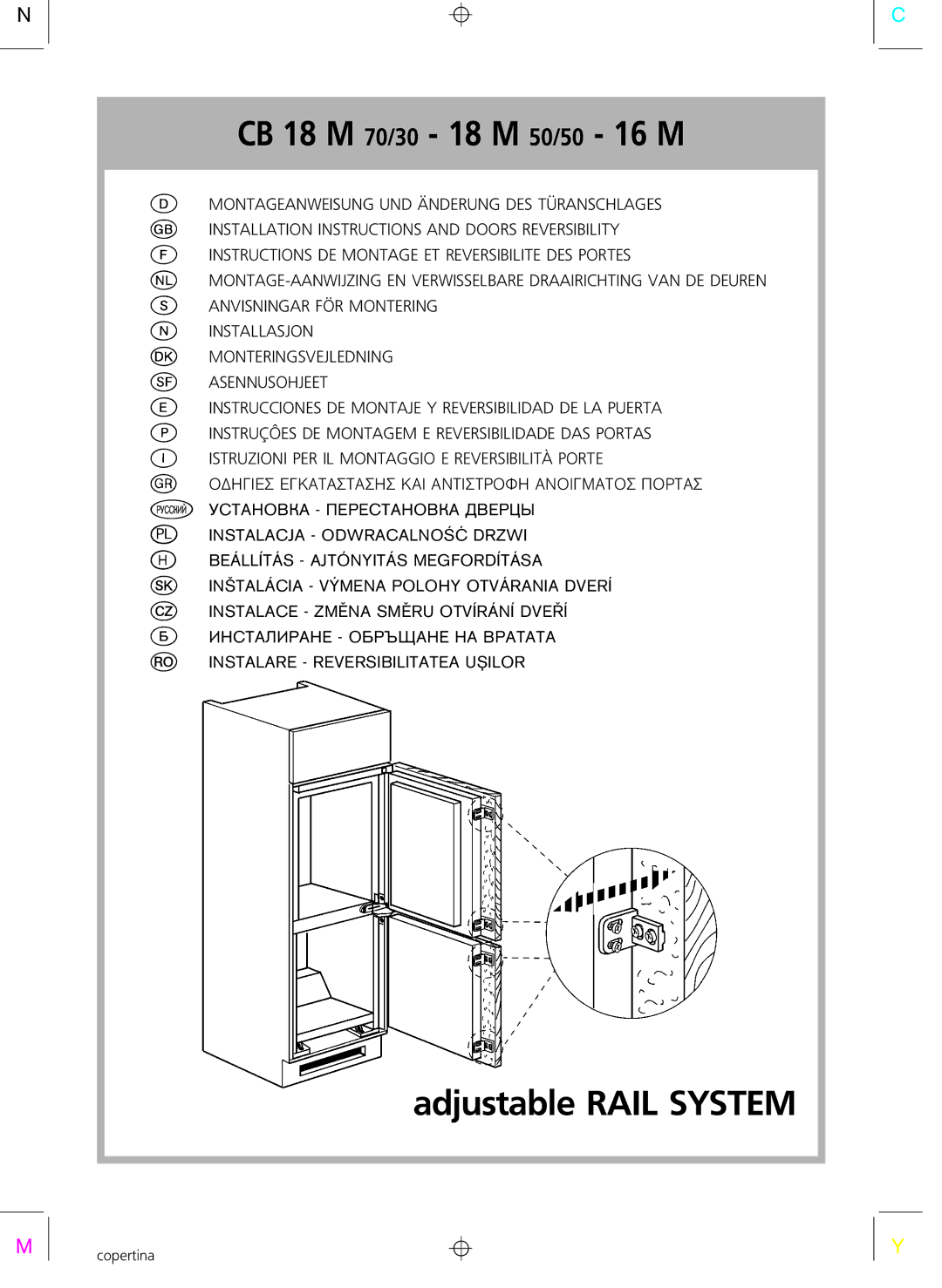 Smeg CR325A installation instructions W f d c g h j 