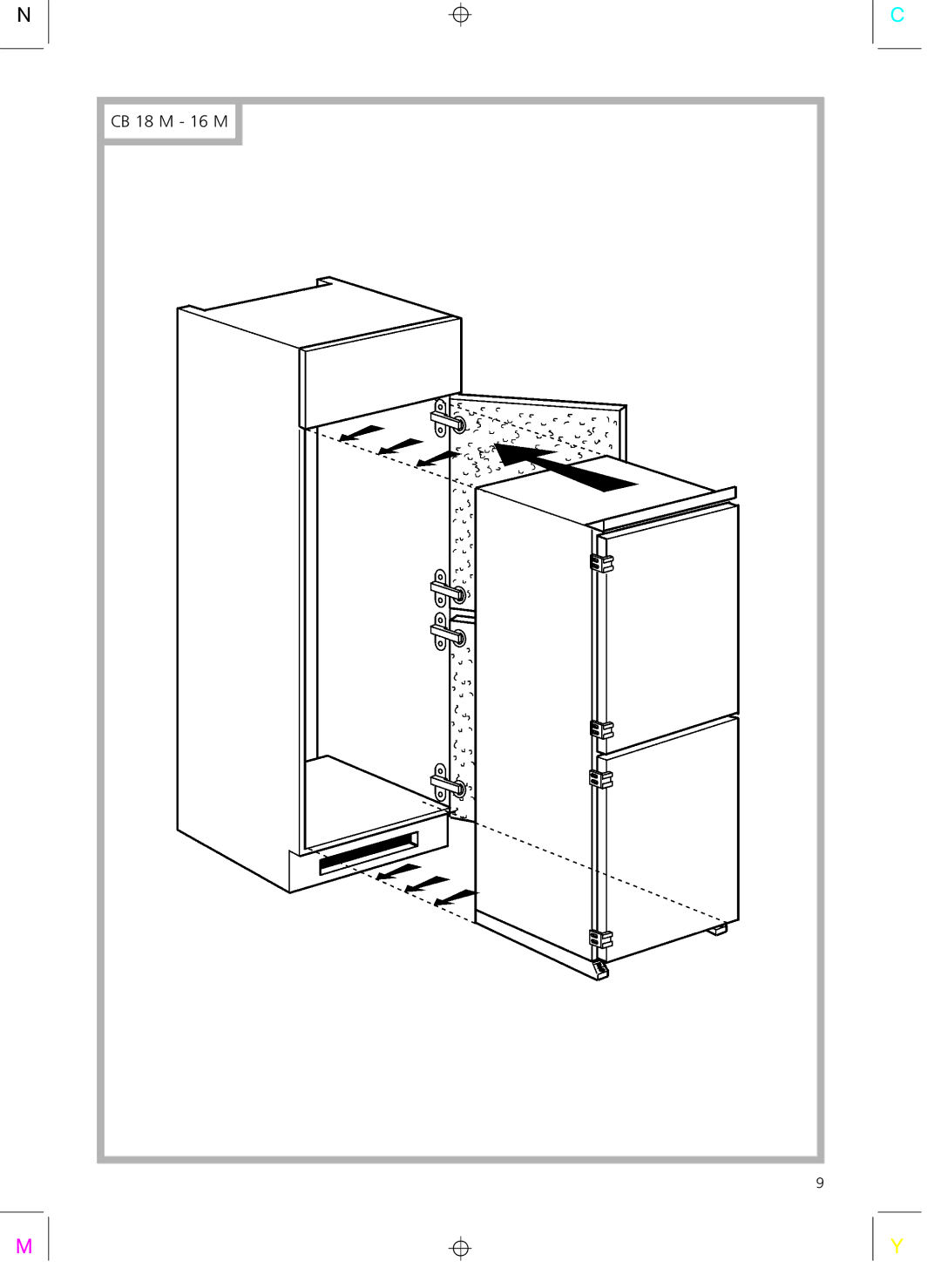 Smeg CR325A installation instructions CB 18 M 16 M 