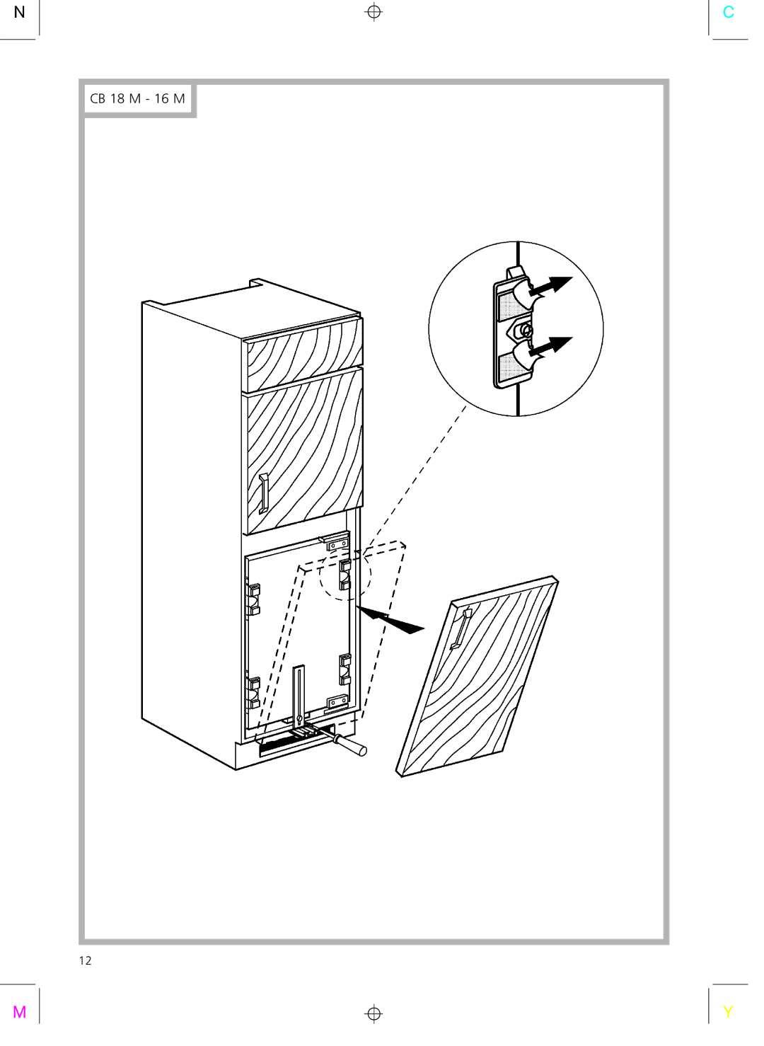 Smeg CR326AP installation instructions CB 18 M 16 M 