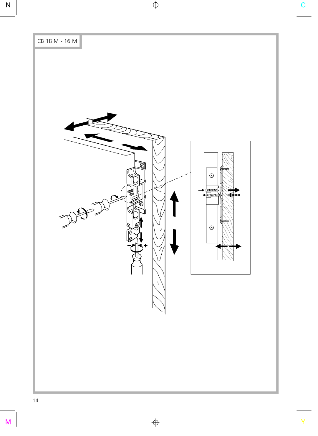 Smeg CR326AP installation instructions CB 18 M 16 M 