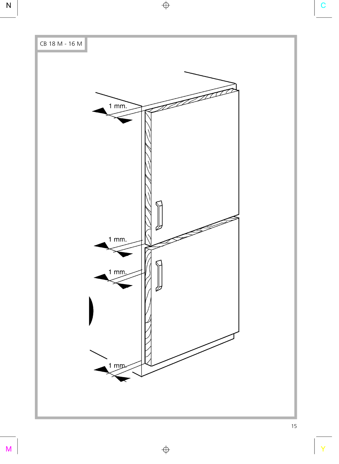 Smeg CR326AP installation instructions CB 18 M 16 M 