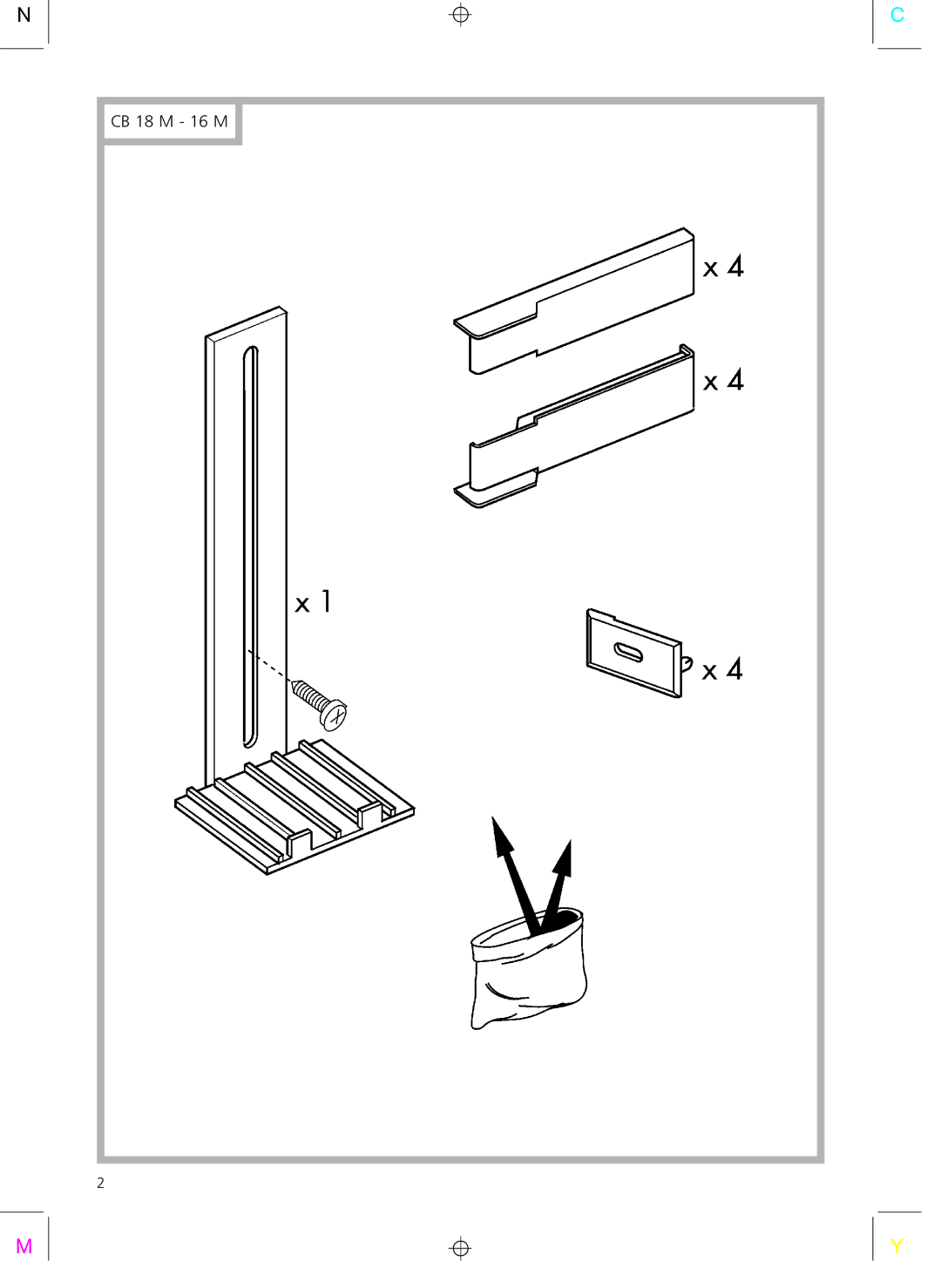 Smeg CR326AP installation instructions CB 18 M 16 M 