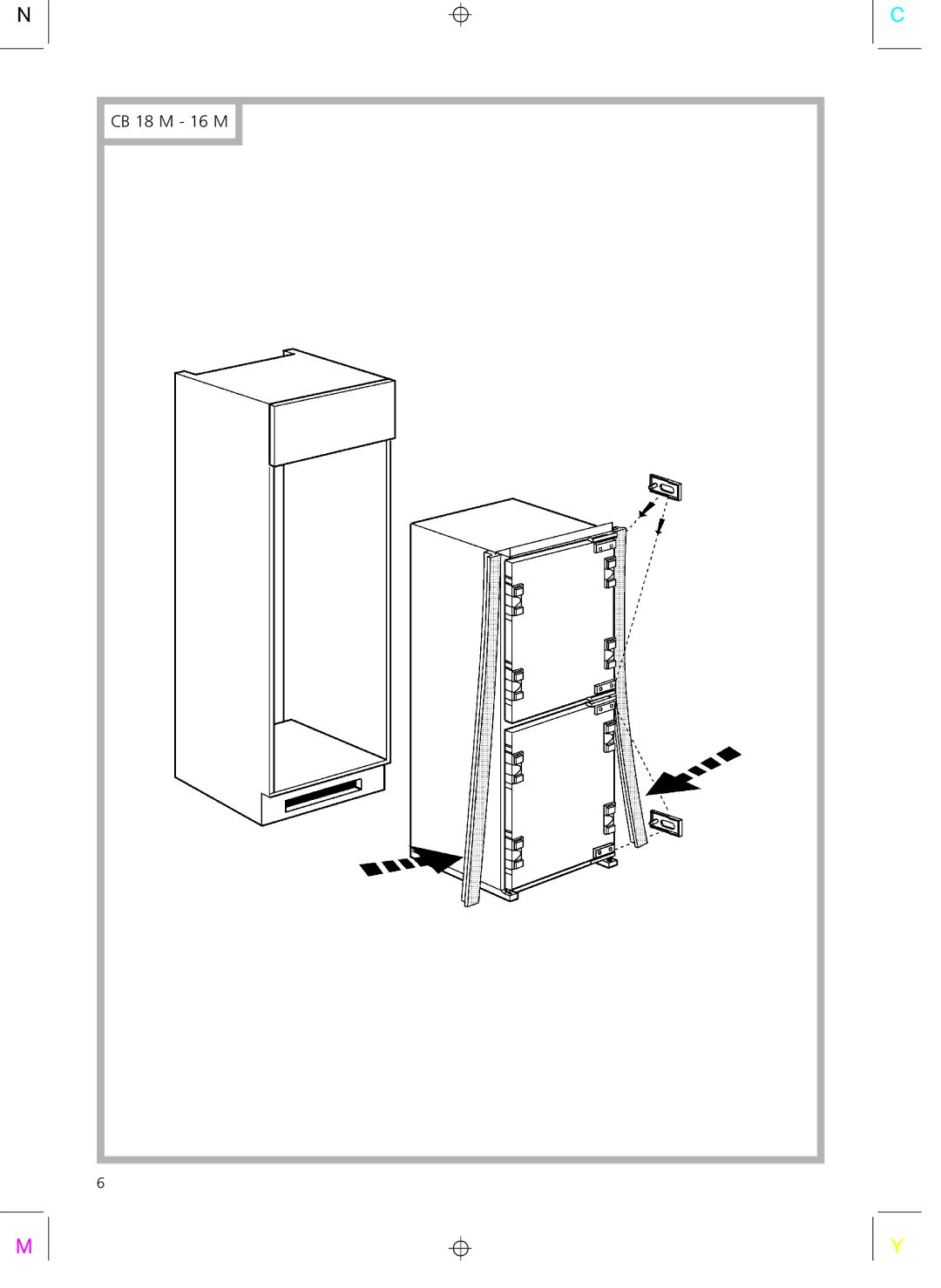 Smeg CR326AP installation instructions CB 18 M 16 M 