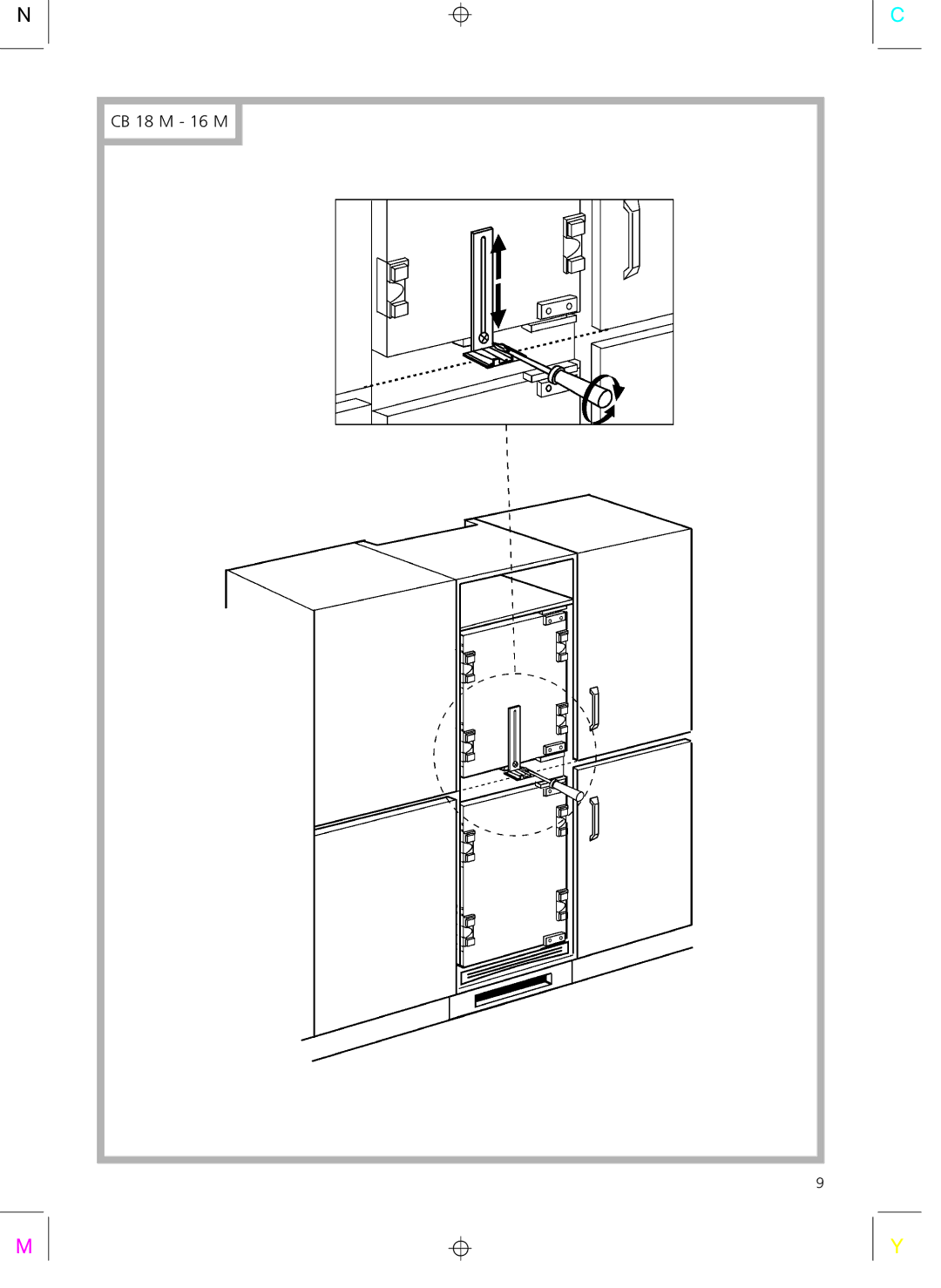 Smeg CR326AP installation instructions CB 18 M 16 M 