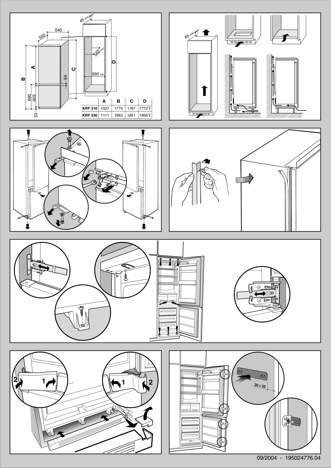 Smeg CR330A manual 09/2004 