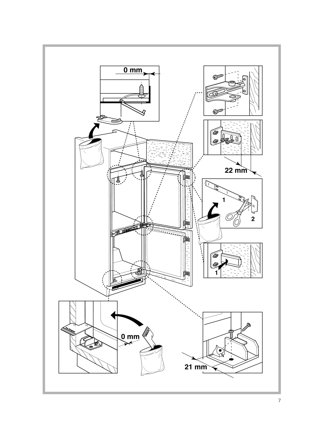 Smeg CR5050A manual 22 mm 